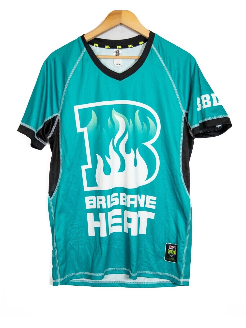 Brisbane Heat Cricket KFC Kentucky Fried Chicken Collab Jersey - Men's Sz M